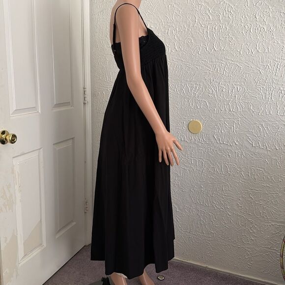 Zara Poplin Maxi Dress Size L NWOT - Picture 3 of 4